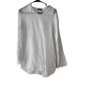 Bella Amore Made In‎ Italy Women's One Size Sheer Cotton Light Weight Tunic Top